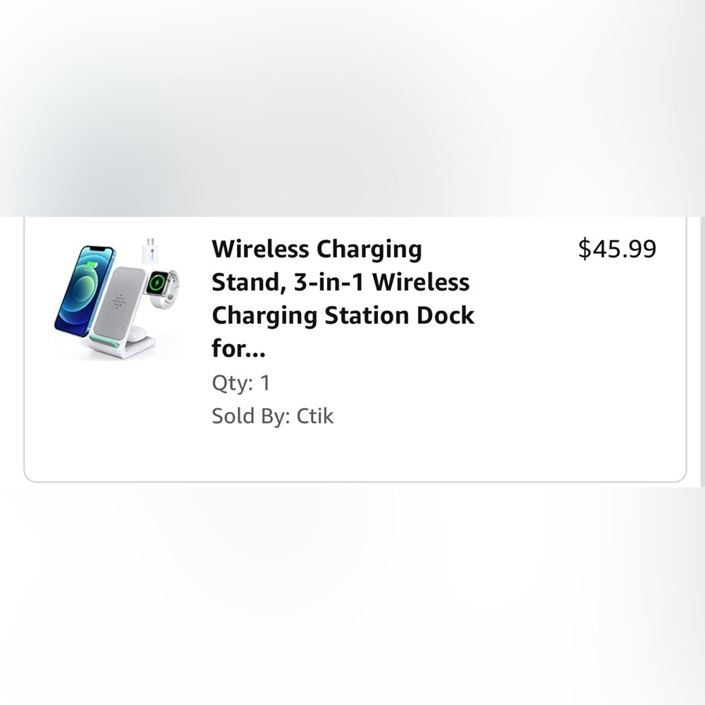3in1 wireless charger for Apple iPhone, AirPods, and watch